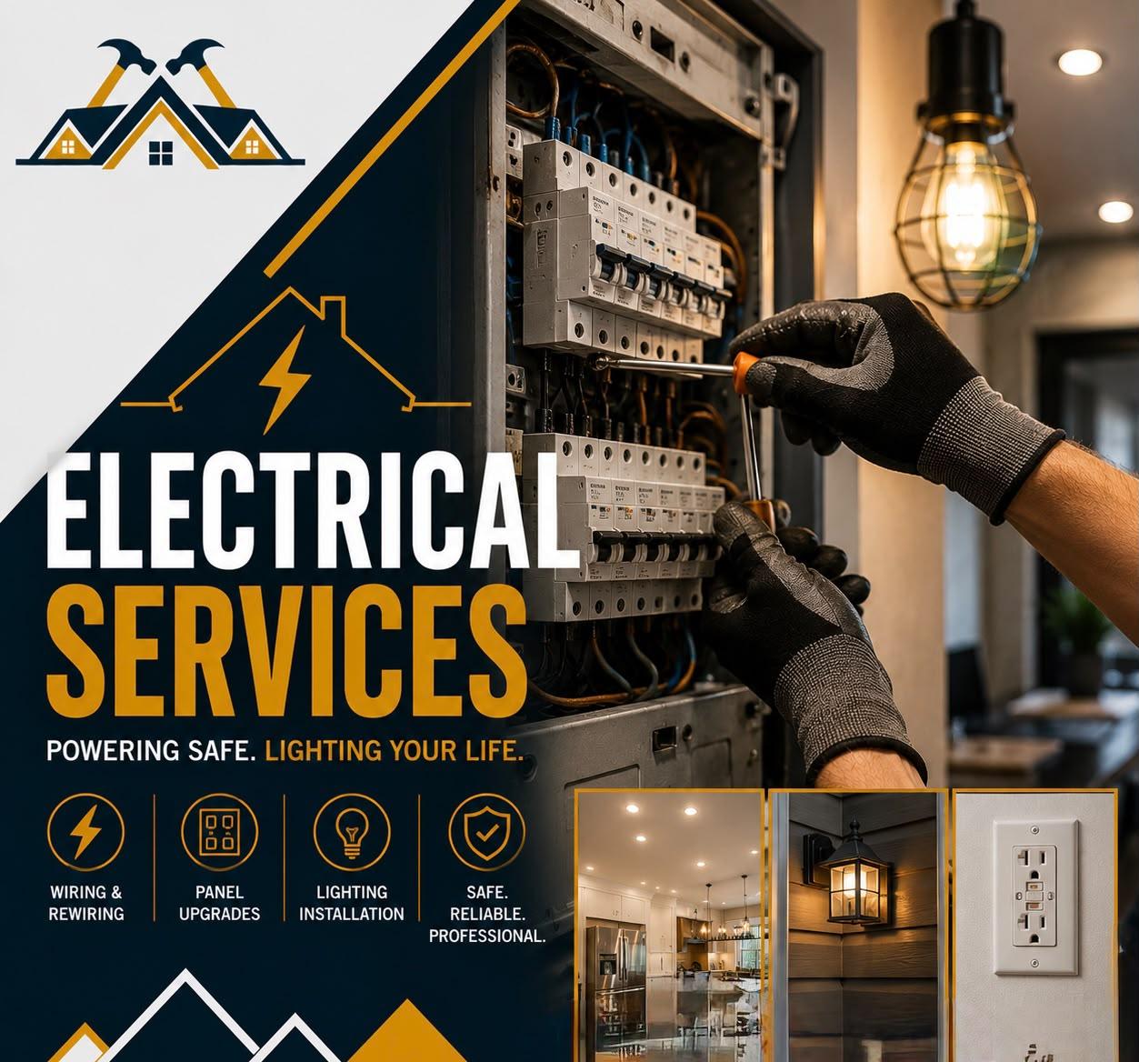 Electrical fixture and outlet work by ZEFF Construction